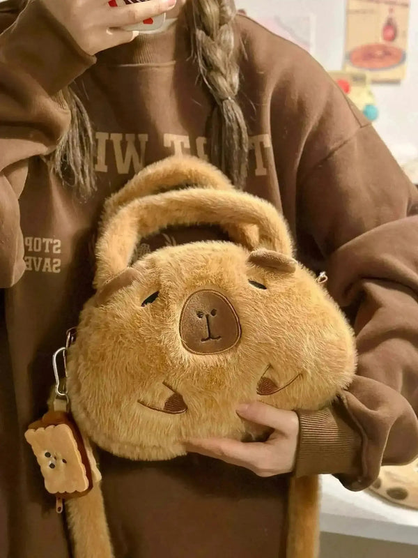 Capy Couture Plush Handbag - Bear Hugs