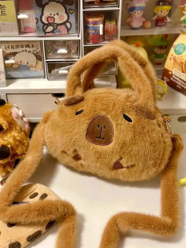 Capy Couture Plush Handbag - Bear Hugs