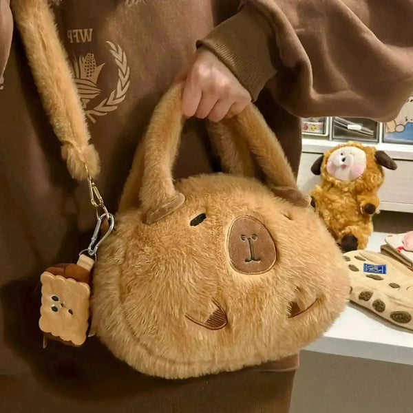 Capy Couture Plush Handbag - Bear Hugs