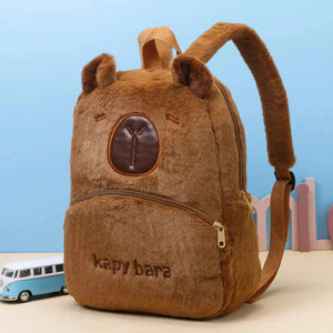Capy-Go-Lucky Plush Backpack & Pouch Set - Bear Hugs