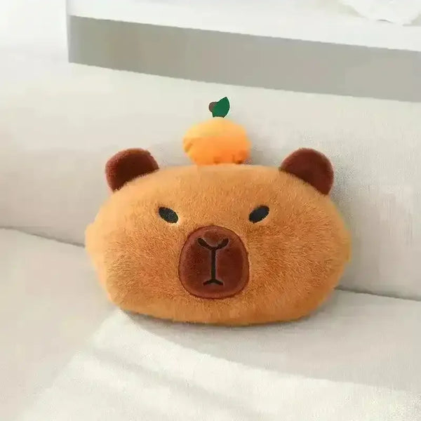 Capybara Car Headrest and Seatbelt Protector - Bear Hugs