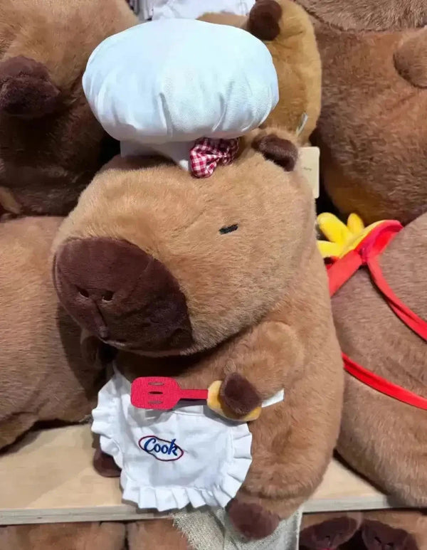 Capybara Chef Plushie (45 cm) - Bear Hugs
