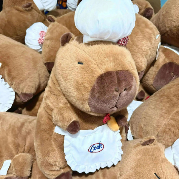 Capybara Chef Plushie (45 cm) - Bear Hugs