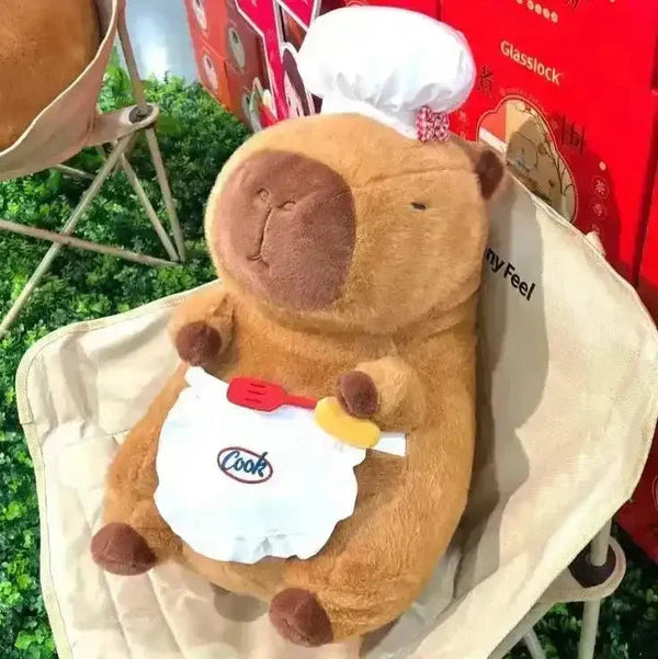 Capybara Chef Plushie (45 cm) - Bear Hugs