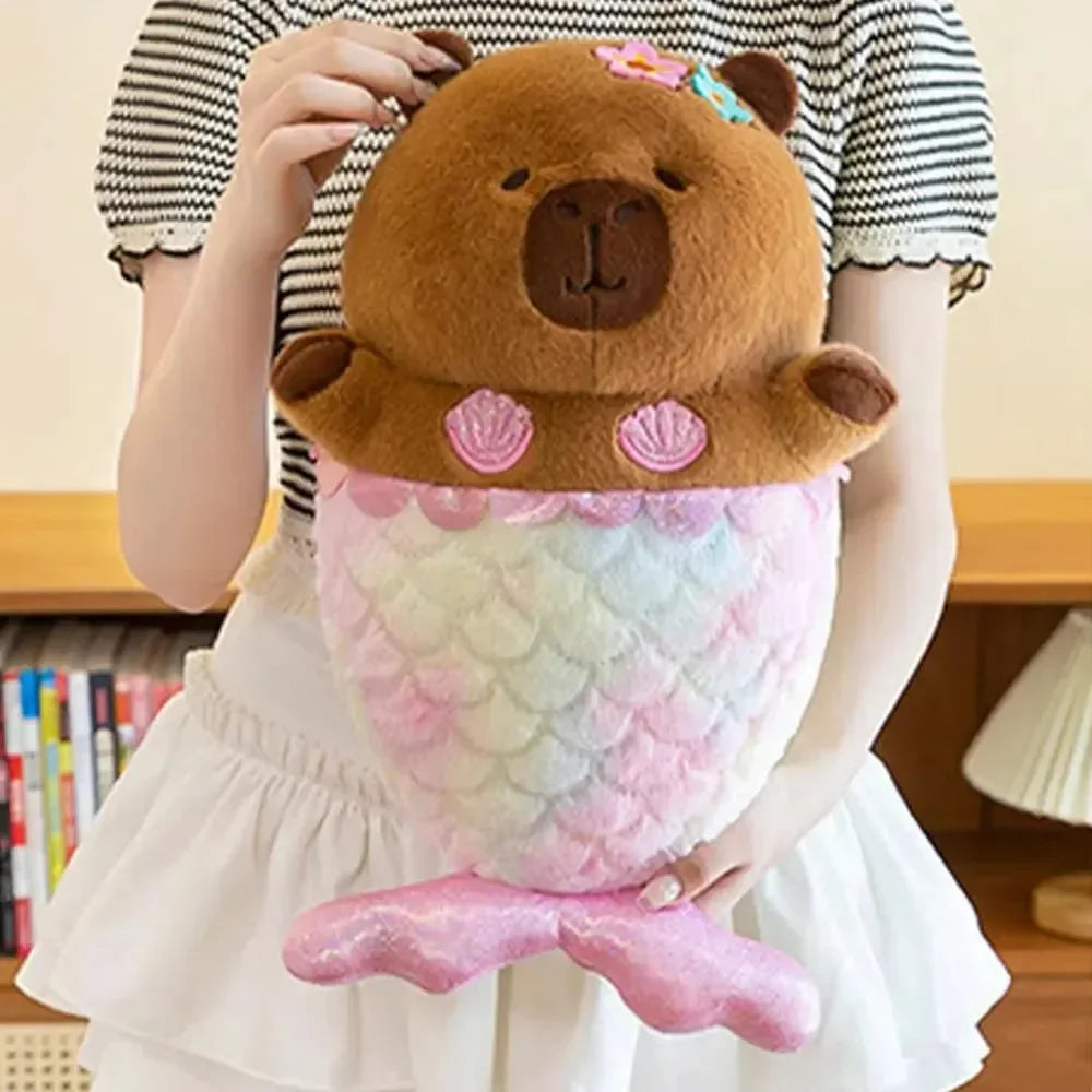Capybara Mermaid Plush Toy - Bear Hugs