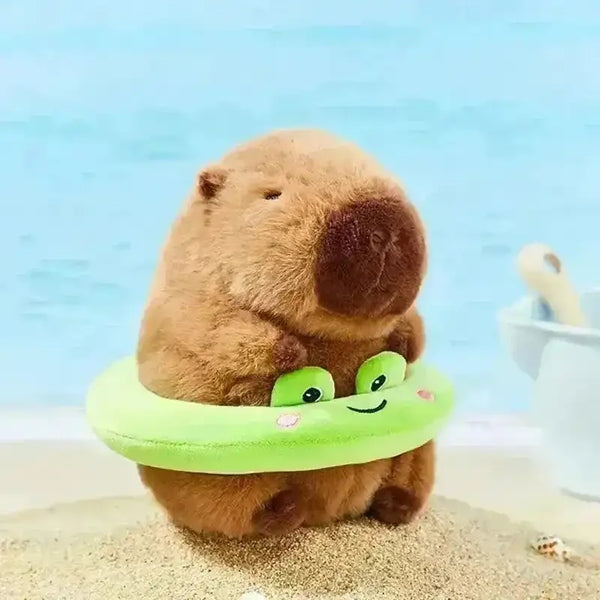 Capybara Swimming Ring Keychain - Bear Hugs