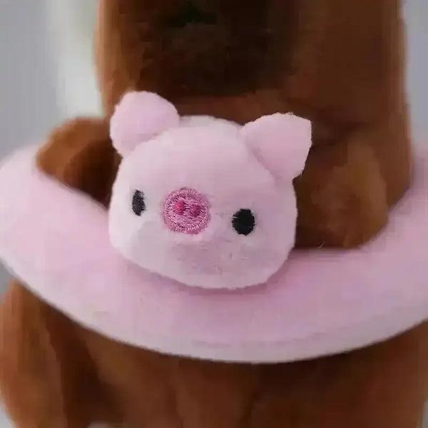 Capybara Swimming Ring Keychain - Bear Hugs