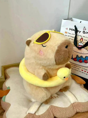 Capybara Swimming Ring Plushie (40 cm) - Bear Hugs