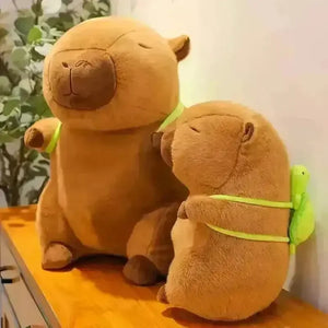 Capybara with Little Turtle Plush Doll - Bear Hugs