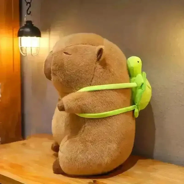 Capybara with Little Turtle Plush Doll - Bear Hugs