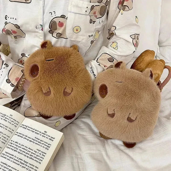 CapyWarm Plush Hot Water Bag - Bear Hugs