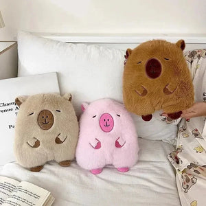 CapyWarm Plush Hot Water Bag - Bear Hugs