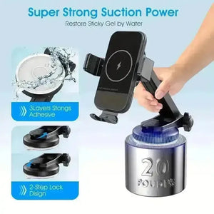 Car Fast Wireless Charger Phone Stand - Bear Hugs