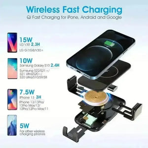 Car Fast Wireless Charger Phone Stand - Bear Hugs