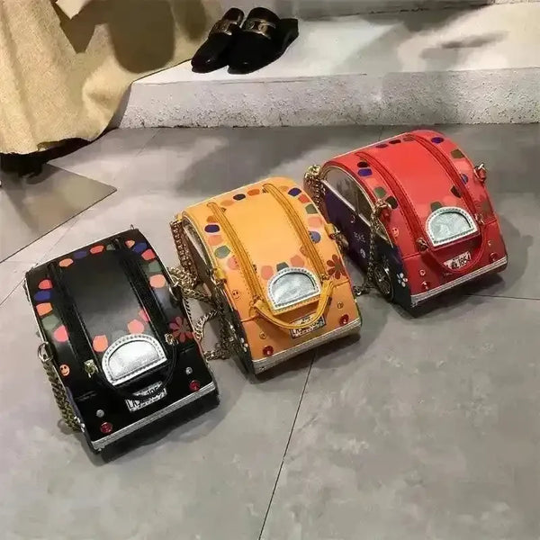 Car Shaped Novelty Bag - Bear Hugs