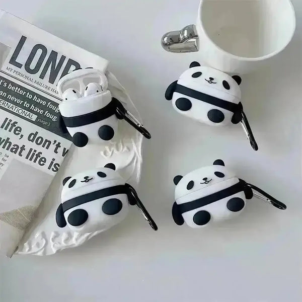 Cartoon Panda Silicon Case (For Airpods) - Bear Hugs