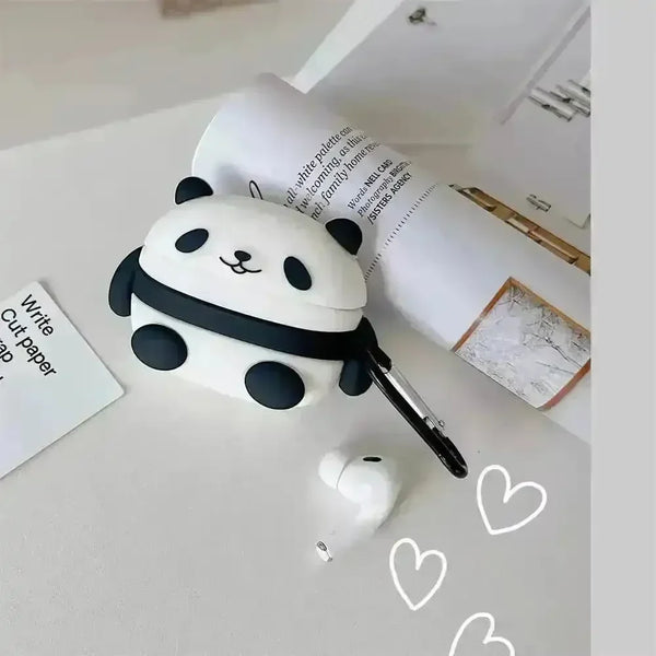 Cartoon Panda Silicon Case (For Airpods) - Bear Hugs