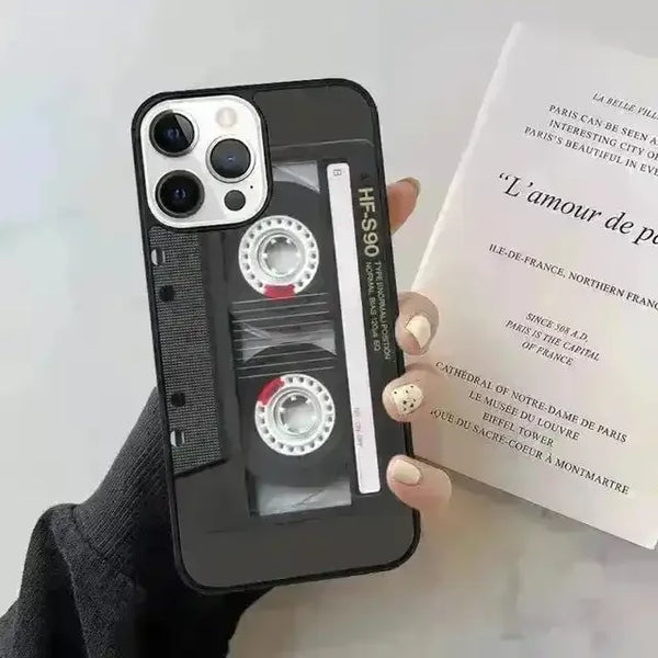 Cassette Tape Style Phone Case (For iPhones) - Bear Hugs