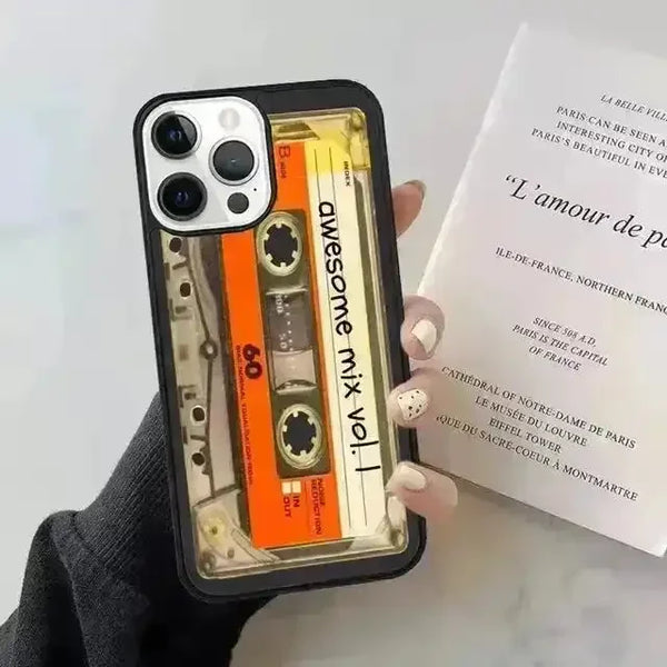 Cassette Tape Style Phone Case (For iPhones) - Bear Hugs