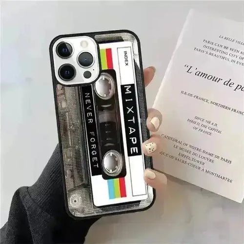 Cassette Tape Style Phone Case (For iPhones) - Bear Hugs