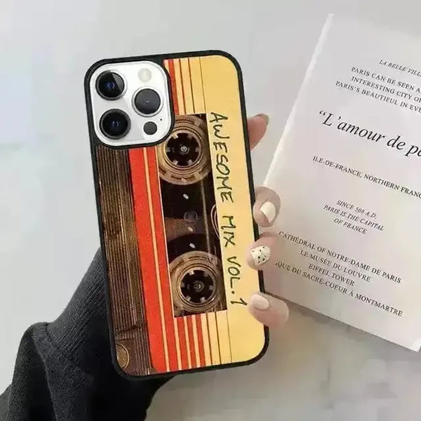 Cassette Tape Style Phone Case (For iPhones) - Bear Hugs
