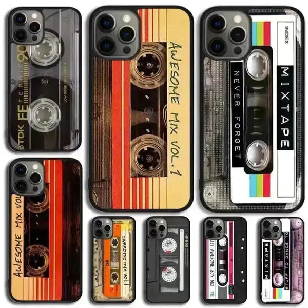 Cassette Tape Style Phone Case (For iPhones) - Bear Hugs