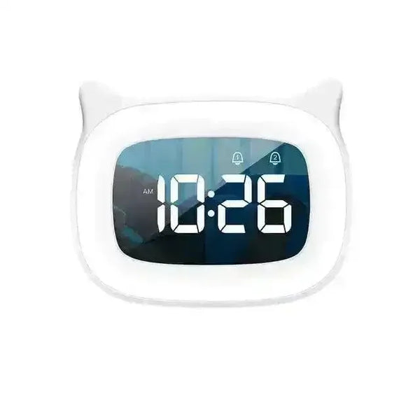 Cat Ears Alarm Clock with Night Light - Bear Hugs