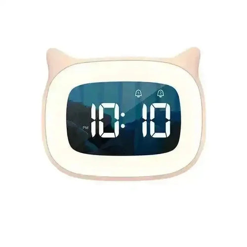 Cat Ears Alarm Clock with Night Light - Bear Hugs