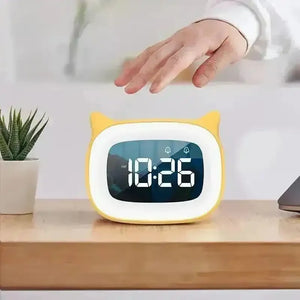 Cat Ears Alarm Clock with Night Light - Bear Hugs