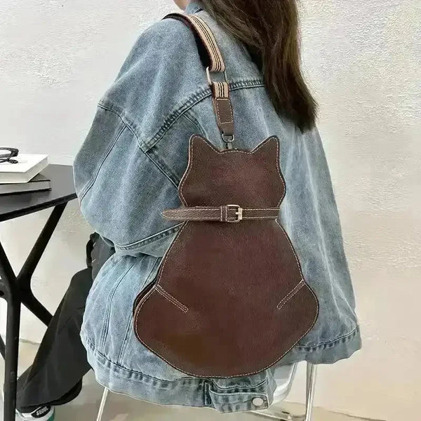 Cat Shaped Casual Backpack - Bear Hugs