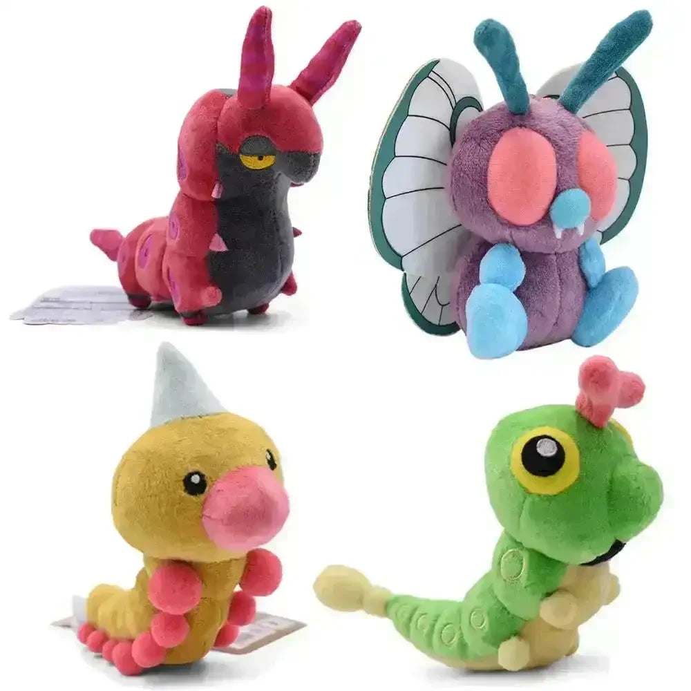 Caterpie and Weedle Pokémon Plushies (15 cm) - Bear Hugs