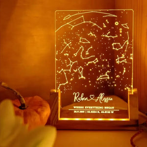 Celestial Connection Zodiac Chart Lamp - Bear Hugs