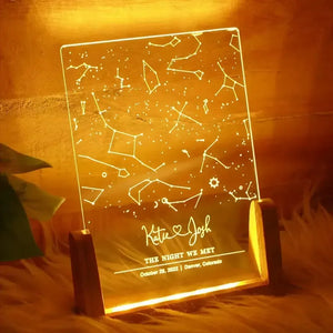Celestial Connection Zodiac Chart Lamp - Bear Hugs