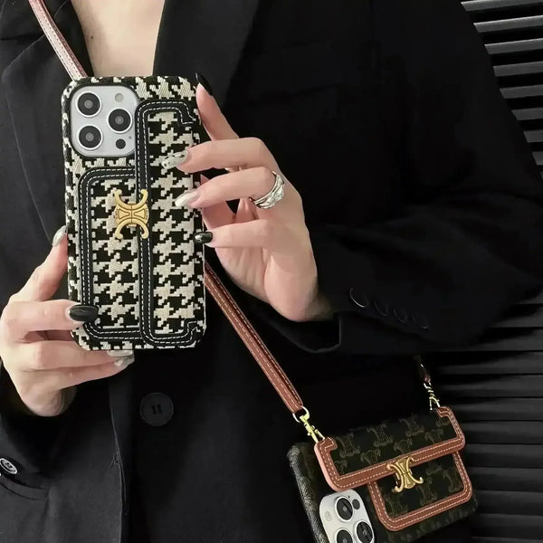 Celine Luxury Bag Phone Case (For iPhones) - Bear Hugs