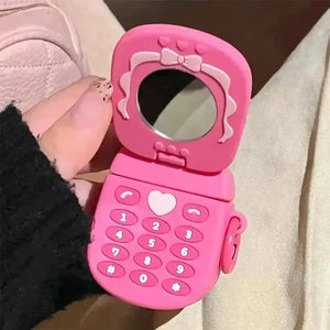 Cellphone Flip Mirror Case (For Airpods) - Bear Hugs