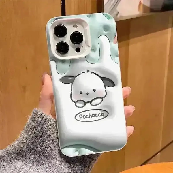 Charming 2D Pochacco Phone Case (For iPhones) - Bear Hugs