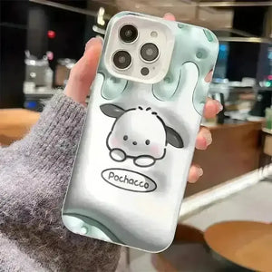 Charming 2D Pochacco Phone Case (For iPhones) - Bear Hugs