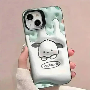 Charming 2D Pochacco Phone Case (For iPhones) - Bear Hugs