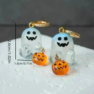 Charming Halloween & Pumpkin Hoop Earrings - Bear Hugs