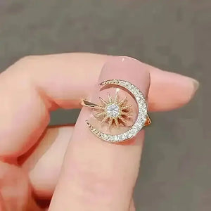 Charming Moon & Sun Ring - Bear Hugs