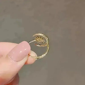 Charming Moon & Sun Ring - Bear Hugs