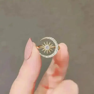 Charming Moon & Sun Ring - Bear Hugs
