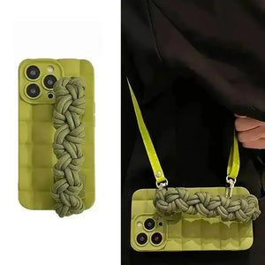 Chic Braided Wristband Phone Case (For iPhones) - Bear Hugs
