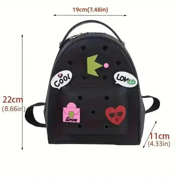 Chic EVA Rubber Backpack - Bear Hugs