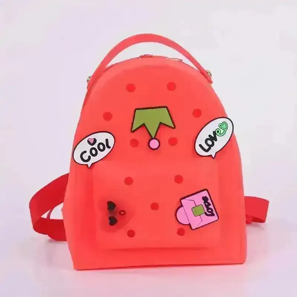 Chic EVA Rubber Backpack - Bear Hugs