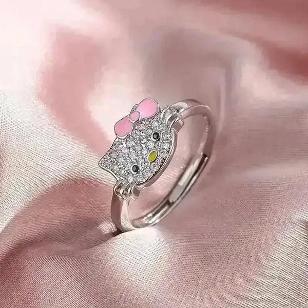 Chic Lucid Hello Kitty Adjustable Ring - Bear Hugs