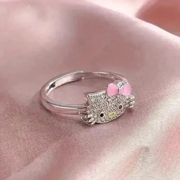 Chic Lucid Hello Kitty Adjustable Ring - Bear Hugs