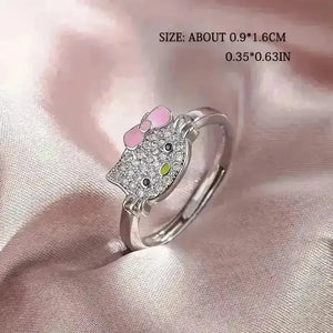 Chic Lucid Hello Kitty Adjustable Ring - Bear Hugs