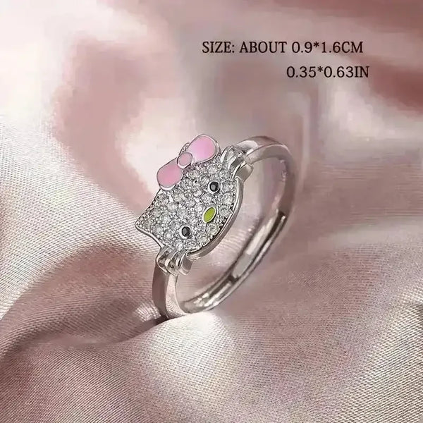 Chic Lucid Hello Kitty Adjustable Ring - Bear Hugs