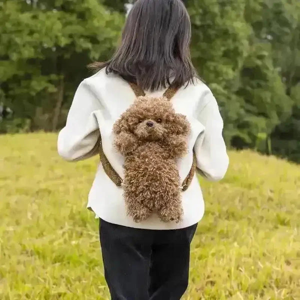 Chongker Realistic Poodle Shaped Backpack - Bear Hugs